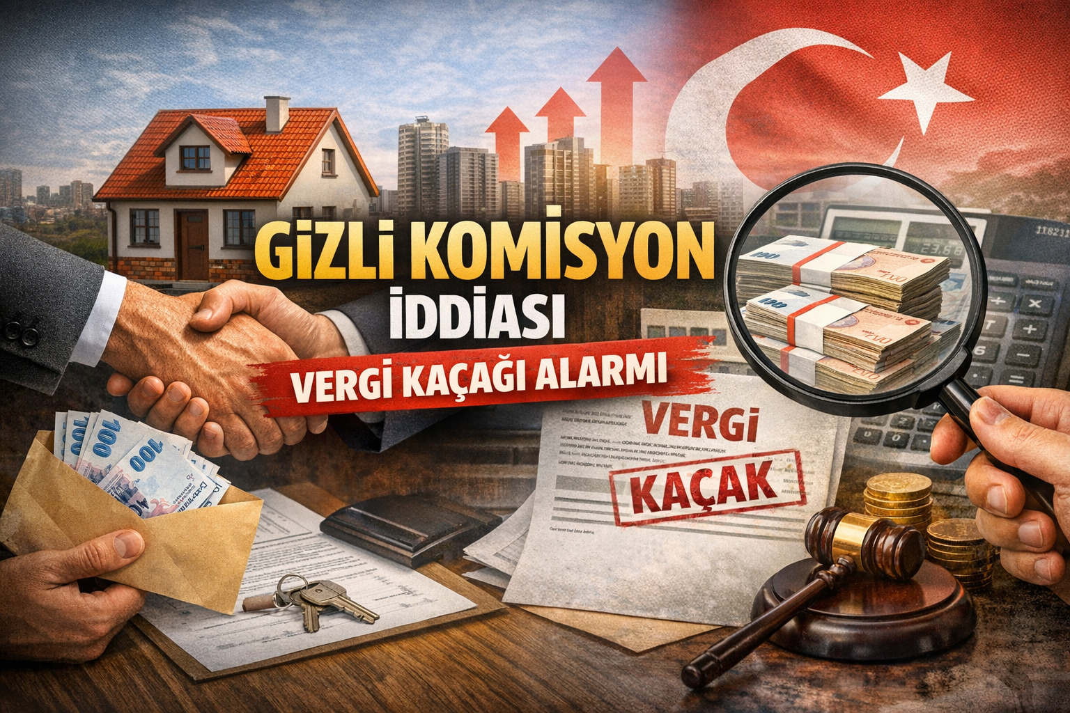 Emlak Sektöründe “Gizli Komisyon” İddiası: Vergi Kaçağı Alarmı